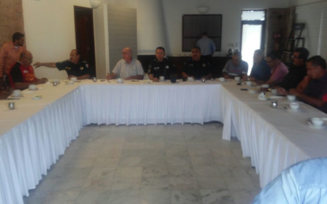 CONATRAM se reunió con Policía Federal y Centro SCT en Mazatlán, Sinaloa.