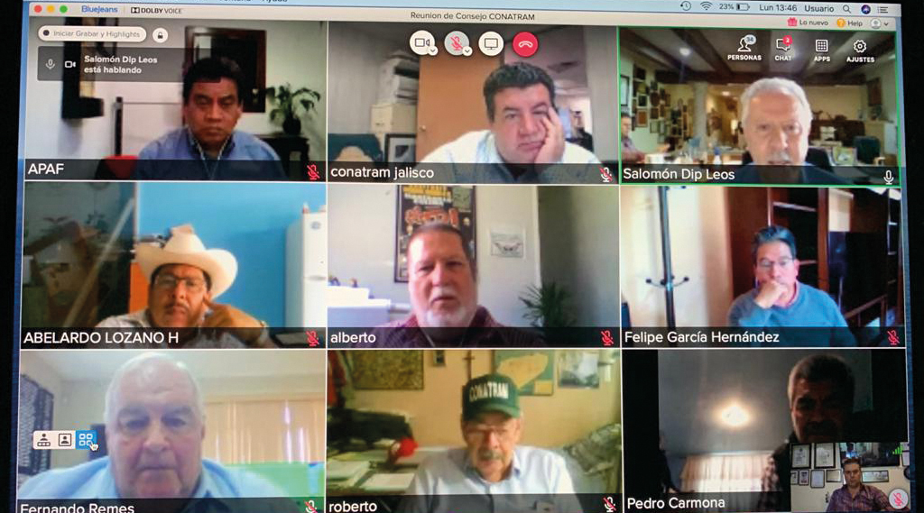 CONATRAM CELEBRA SU TERCER JUNTA DE CONSEJO NACIONAL VIRTUAL