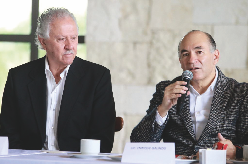 TRANSPORTISTAS, INDUSTRIALES, CONSTRUCTORES Y JÓVENES SE REÚNEN CON ENRIQUE GALINDO